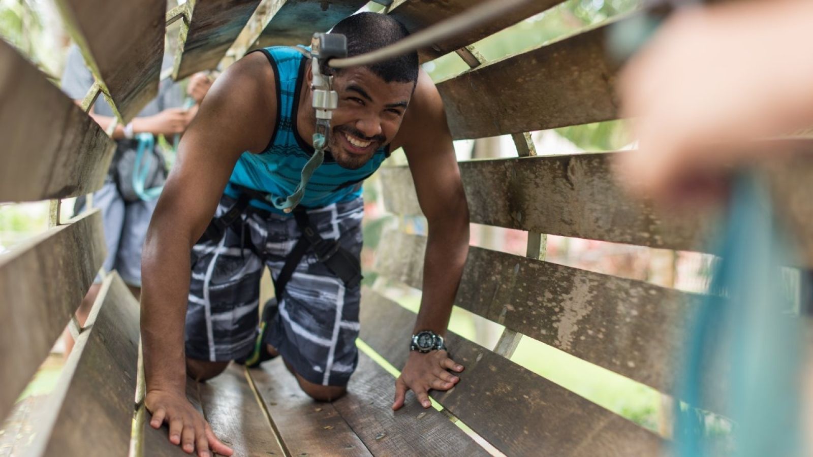 Monkey Zip & Gully Challenge Course Adventure 